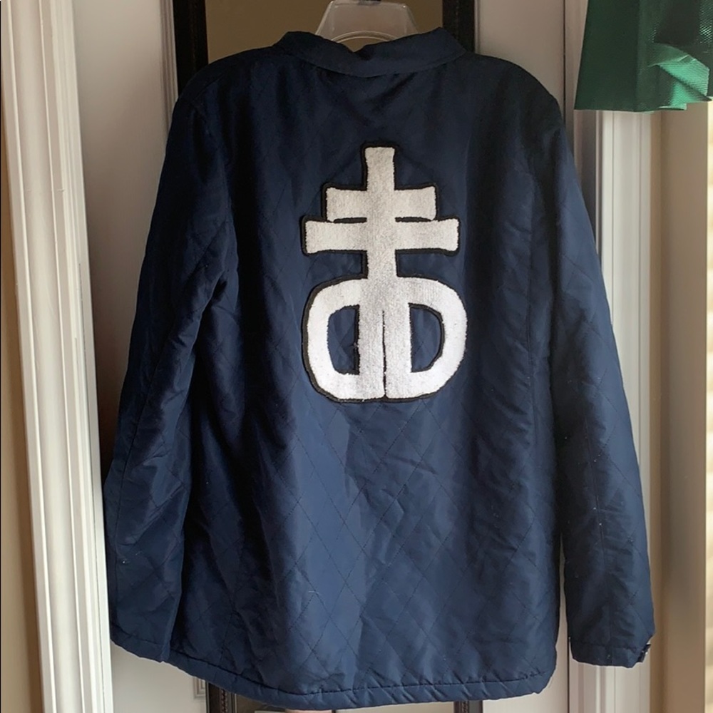 Drop Dead button up coat.
